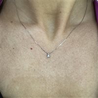 Collier Lux Gioielli Femme in Or blanc Diamante 0.05 Ct CLLK0366005;3;BI - CLLK0366005;3;BI